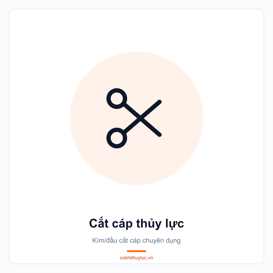 Kìm cắt cáp thủy lực tay bóp TAC CPC-55A