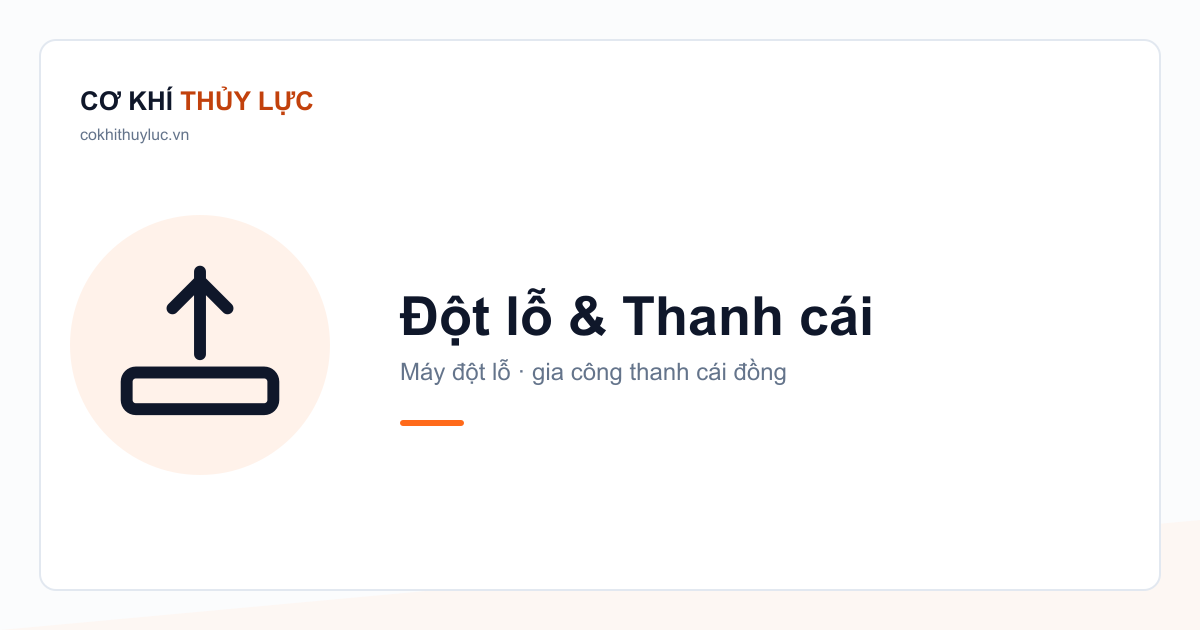 Đầu đột thanh cái thủy lực TAC MP-125