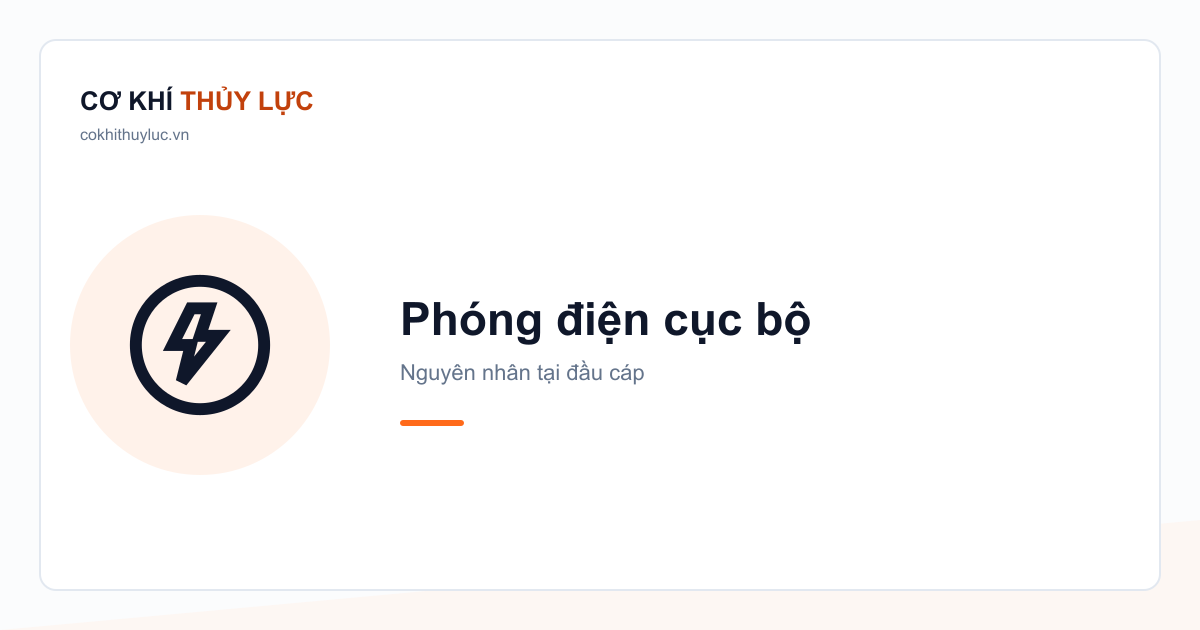 Đầu cáp trung thế phóng điện cục bộ