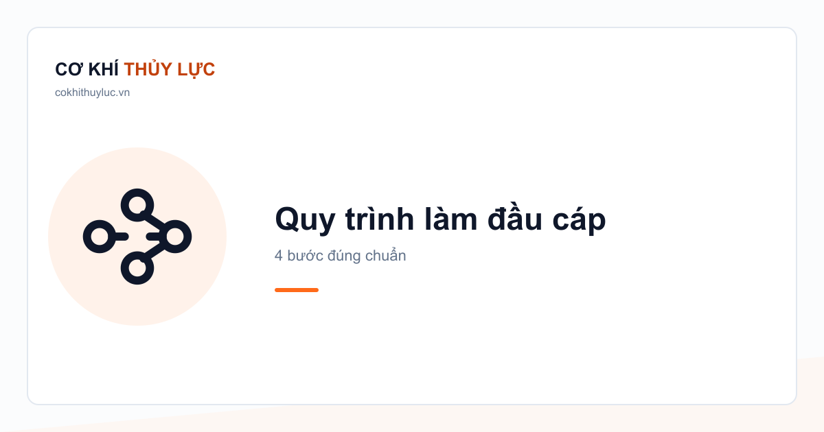 Quy trình làm đầu cáp trung thế đúng chuẩn