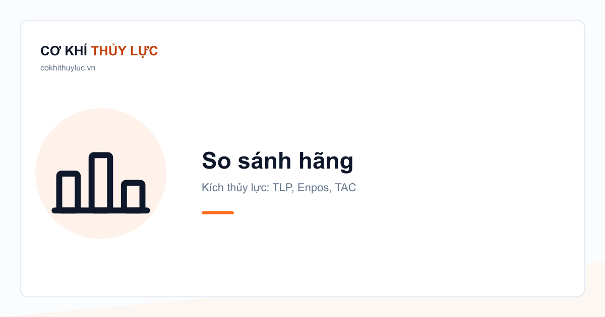 So sánh hãng kích thủy lực TLP, Enpos, TAC