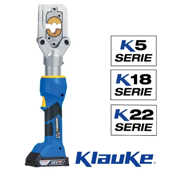 Máy Ép Cos - Cắt Cáp - Đột Lỗ Đa Năng Dùng Pin Klauke EKM 60 UNV