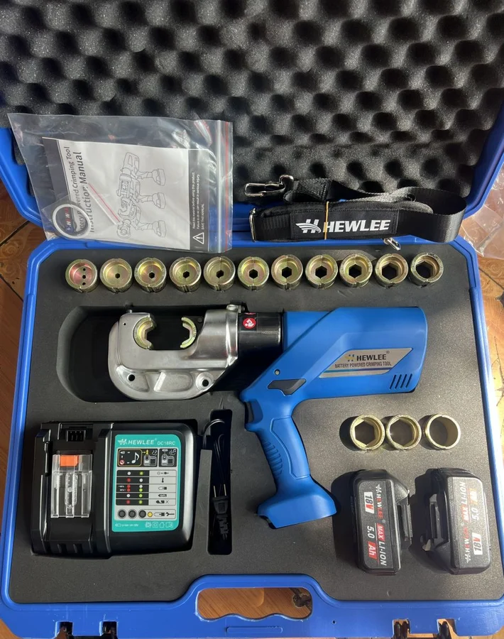 Máy ép cos thủy lực dùng pin Hewlee HL-400