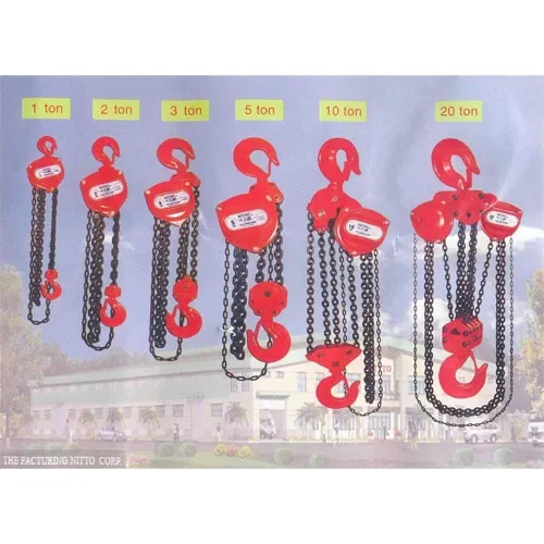 Palăng xích kéo tay 10 tấn NITTO 90VP5