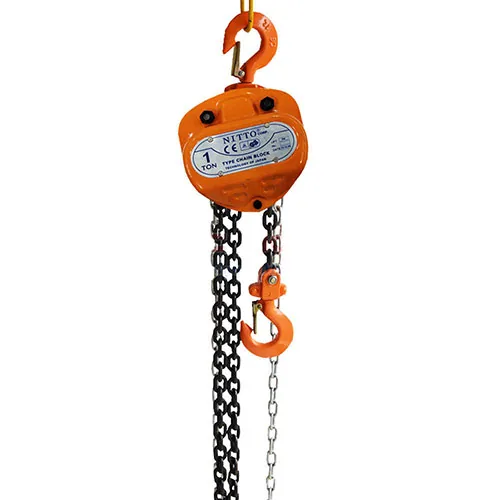 Palăng xích kéo tay Nitto 10VP5 (1 tấn)