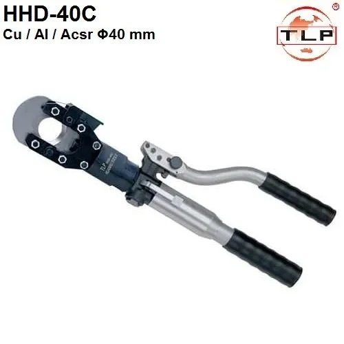 Kìm cắt cáp thủy lực TLP HHD-40C (7 tấn, cắt tới Ø40mm)